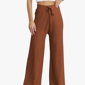 ⭐️ AMAZON Wide Leg Brown Sweater Pants